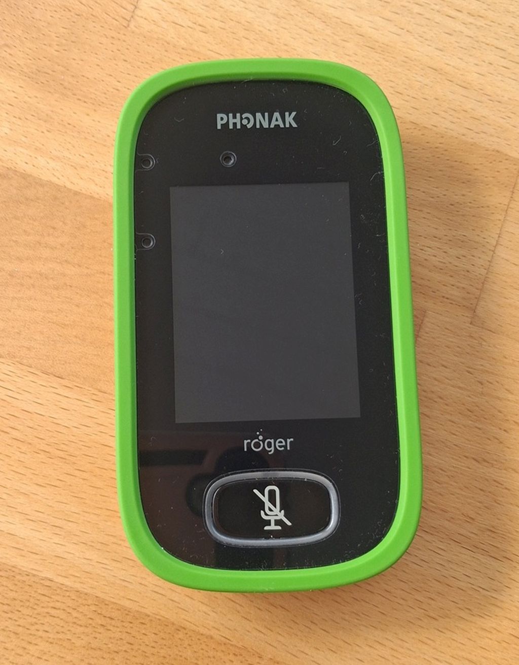 Phonak TouchScreen Mic mit Schutzhülle grün