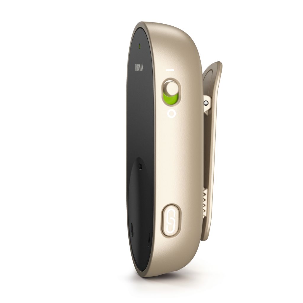 Phonak Partner Mikrofon Ein/Aus und BT Konnekt Taste