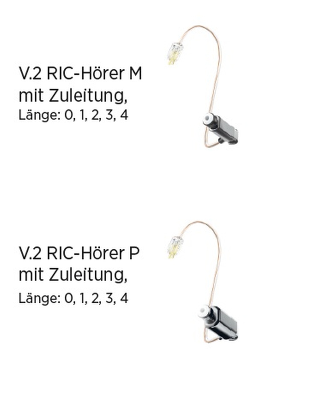 V.2 RIC Hörer von Widex