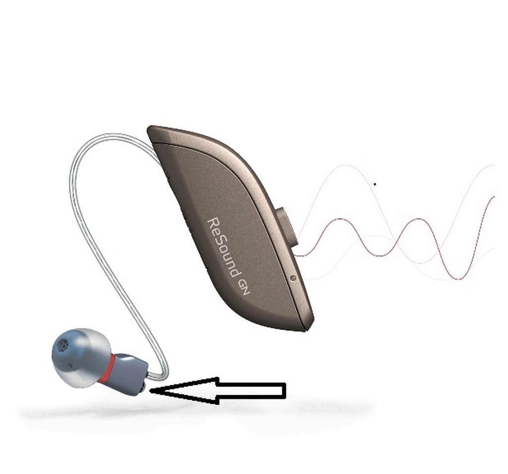 ReSound M&RIE Hörer mit Mikrofonfilter