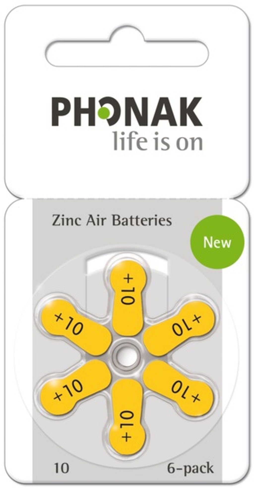 Phonak Hörgerätebatterien Größe 10