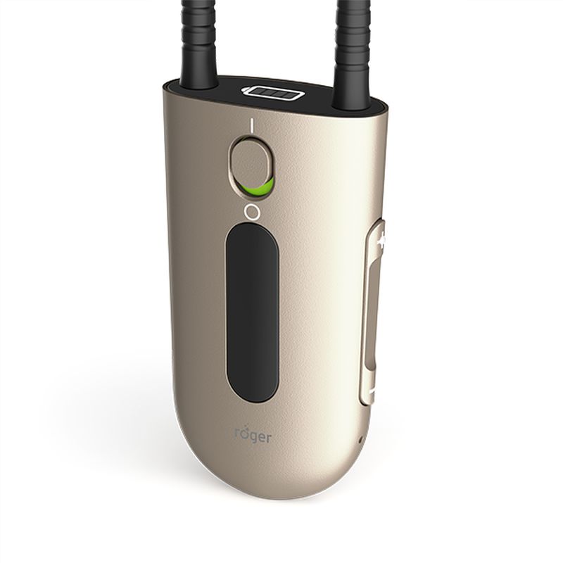 Phonak Roger Neckloop seitlich Lautstärke Regler