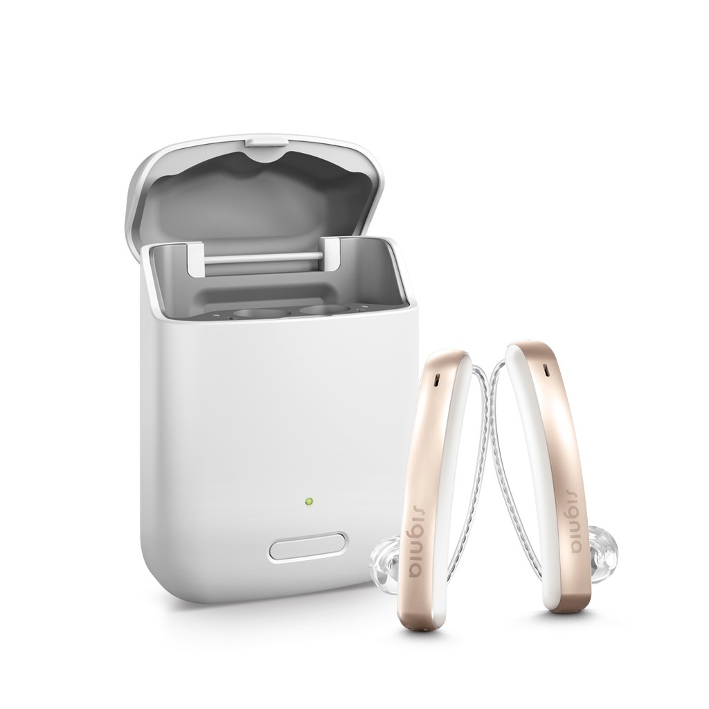 Signia Ladegerät für Styletto Nx3, Nx5 und Nx7 mit Lithium Ionen Akku