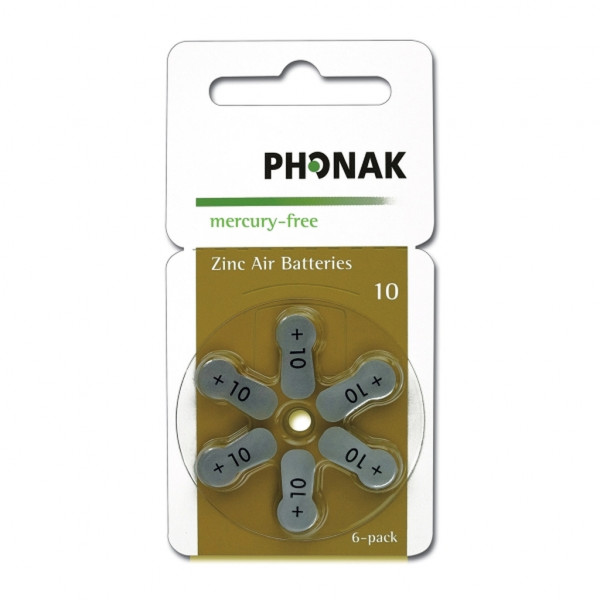 Phonak Hörgerätebatterien 10